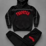 Authentic Trapstar Irongate Arch Chenille Tracksuit Black