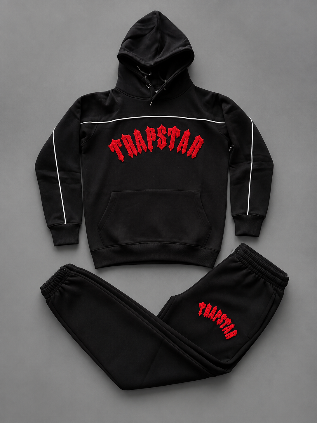 Authentic Trapstar Irongate Arch Chenille Tracksuit Black Authentic Trapstar Irongate Arch Chenille Tracksuit Black